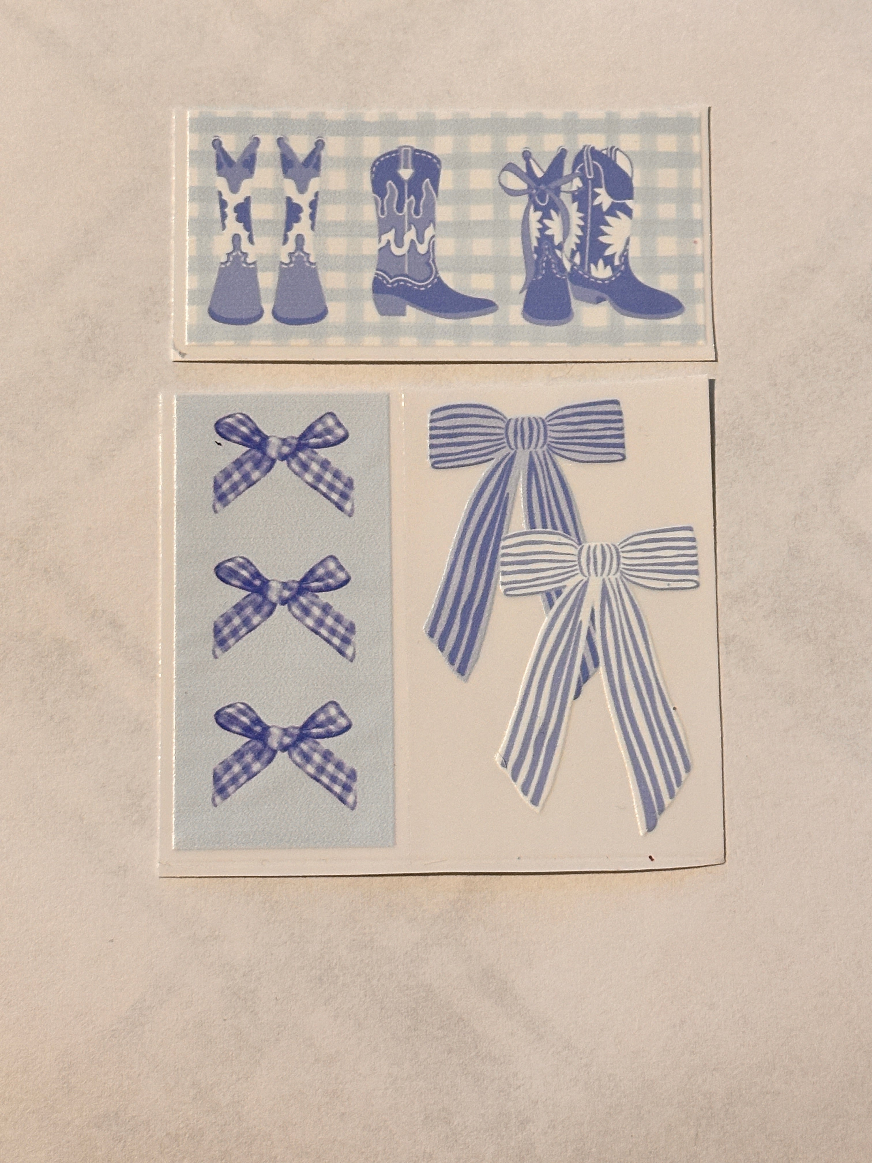 03 Blue Cow Girl Decal